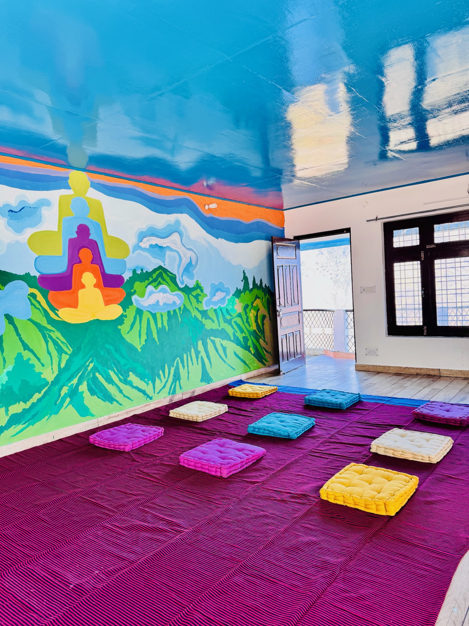 Meditation room at SamathaStay